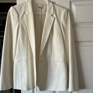 Tahari white blazer size 10